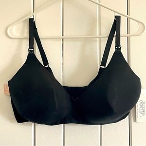 Black Nursing Everyday Bra Lightly Lined 40D Gilliam & O’Malley